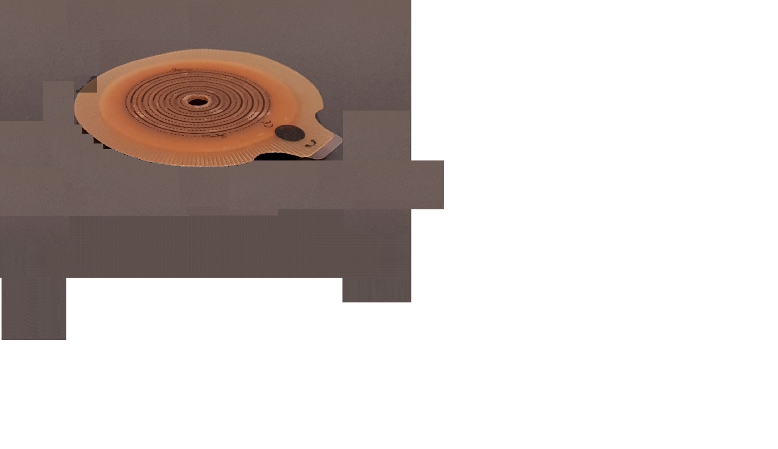 چسب پایه مسطح با فوم هیدروکلوئید OxMed-Zensiv سایز حلقه70 میلیمتر قابل برش(قطر استوما10تا65 میلیمتر)	B2N710