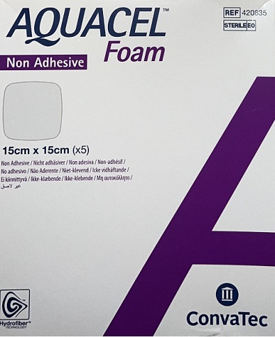 آكواسل فوم 15*15  cm كنواتك كد 420635 ConvaTec
