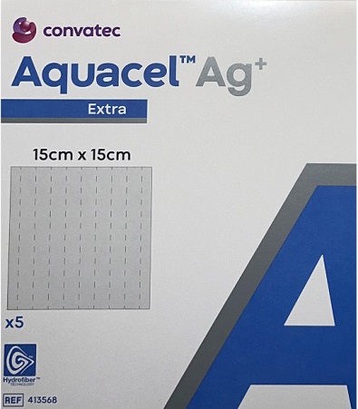 آكواسل اكسترا نقره پلاس 15*15  cm كنواتك كد ConvaTec 413568