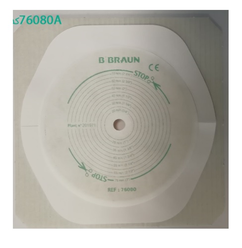 چسب پایه پروکسیما 2 پلاس ،B.BRAUN صاف بوردر، سایز 80mm قابل برش  75-12 کد 76080A